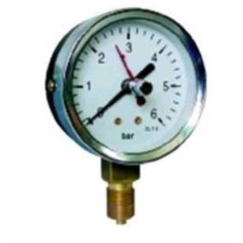 北京BLD布莱迪普压表	Y-150.AO	0-0.25MPA NPT1/2 精度1.6 铁壳喷黑塑 铜内机