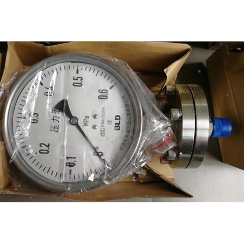 北京BLD布莱迪全钢压力表	YTH-63.AO	0-1MPA NPT1/4 精度2.5 表壳304SUS 接液316SUS