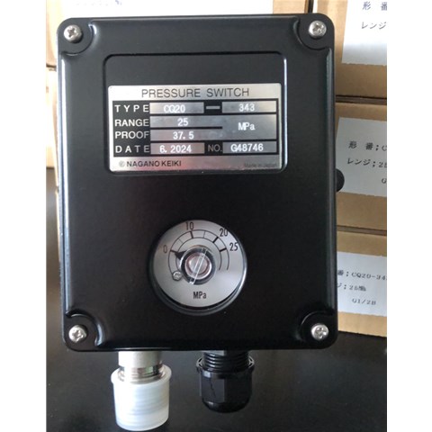 NAGANO长野计器NKS压力开关    CQ20-333-H 0-50MPa    CQ20-331-L0- 0.4MPa