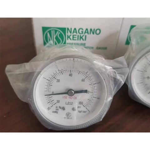 NAGANO长野计器NKS电接点压力表    (JM11-2L3-3C07000XXXX0 (0~0.3MPA) ，) 