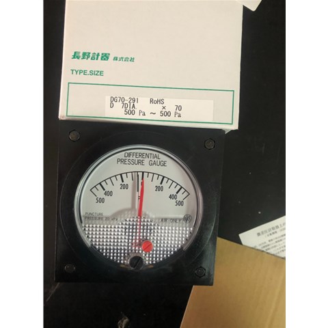 NAGANOKEIKI长野计器NKS微差压表    DG85-291 50Pa    DG85-291 0-50Pa