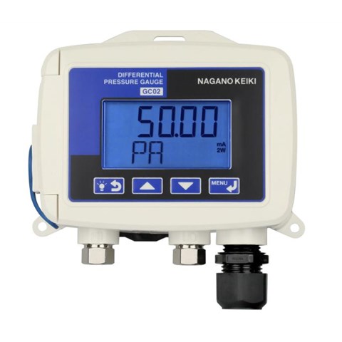 NAGANOKEIKI长野计器数显微差压表    GC02-201-M4911 0～50Pa    GC02-201-M4911 0～50Pa