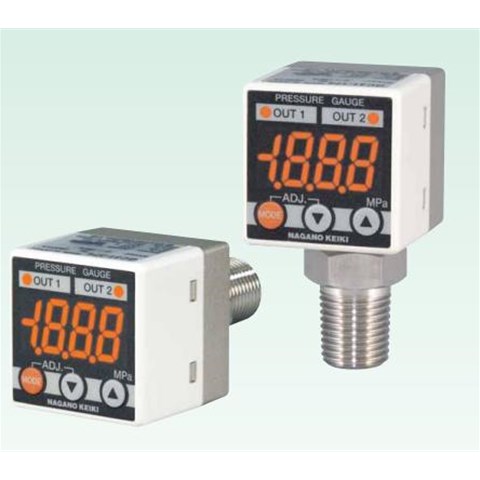NAGANOKEIKI长野计器数显压力表    GC31-174-D7N3800 -0.1~2MPa    /-0.1～2MPA