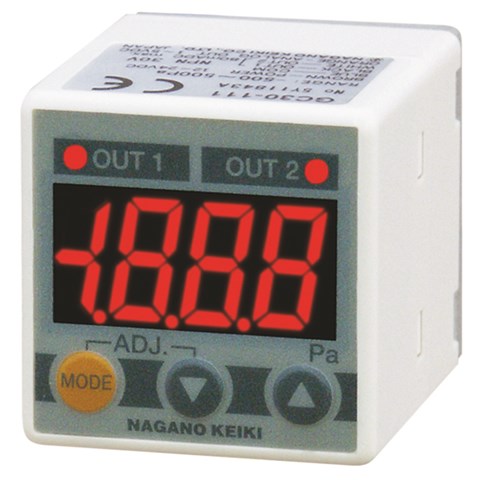 NAGANOKEIKI长野计器数显微差压表    GC30-101-M9N380 0~50Pa    GC30-111-P8N380 0~200Pa