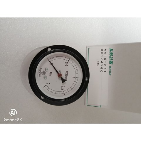 NKS长野计器压力表AA15-2712000000J0(0~2MPA）