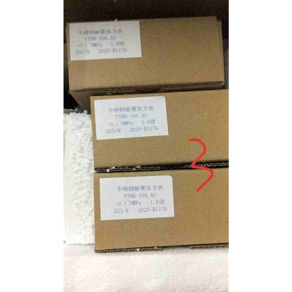 布莱迪BLD全钢耐震压力表YTHN-100.AO  -0.1-0MPA