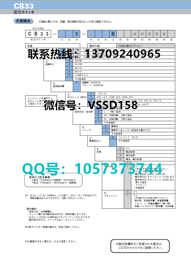长野NKS.NAGANO KEIKI 压力表压力开关 CB33-243-1D0B   (1)