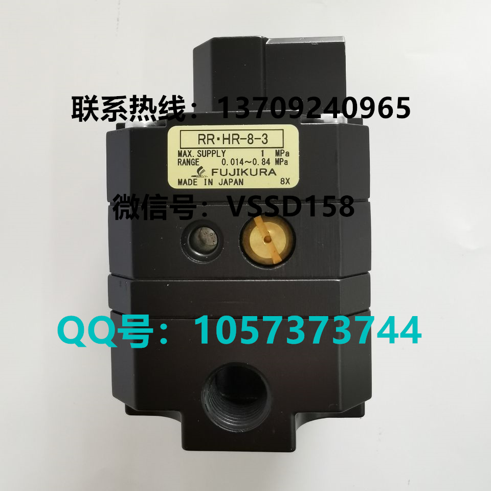 藤仓 FUJIKURA 低摩擦气缸精密调压阀RR.HR-8-3