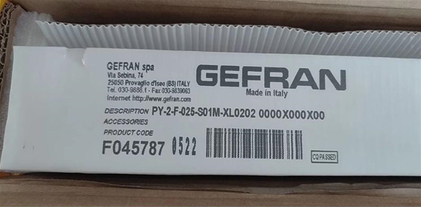 GEFRAN杰佛伦 直线位移传感器电子尺PY-2-F-025-S01M-XL0202 0000X000X00