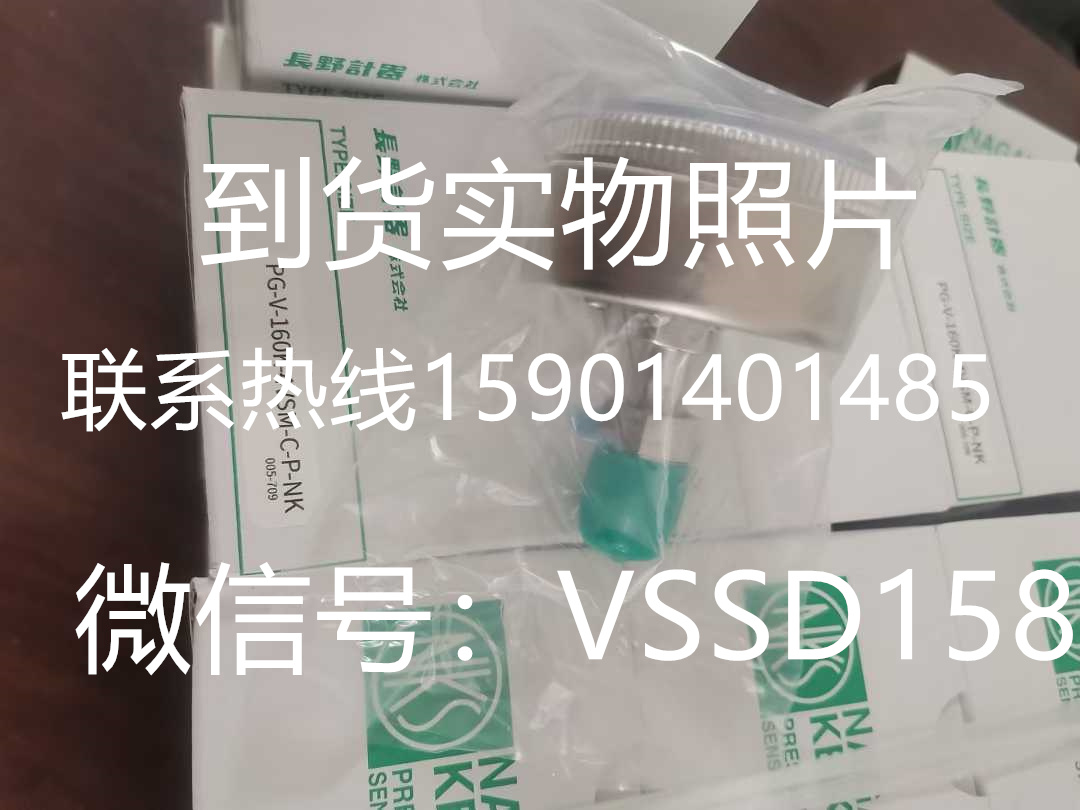 NKS长野特气压力表PG-V-60K-4VSM-C-P-NK   -30inhg-60psi  压力表PG-V-3000K-4VSM-C-P-NK 半导体VCR (3)