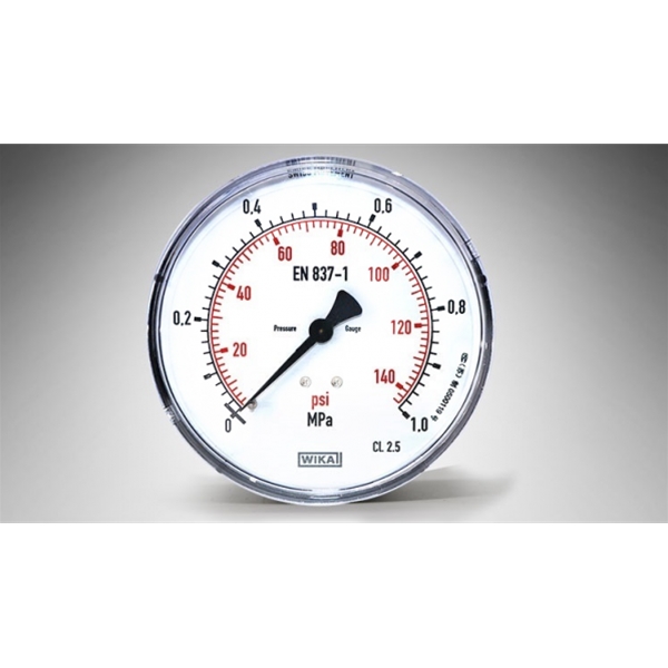 威卡WIKA 111.12.100波登管压力表轴向1/2NPT威卡WIKA 111.12.100波登管压力表轴向1/2NPT