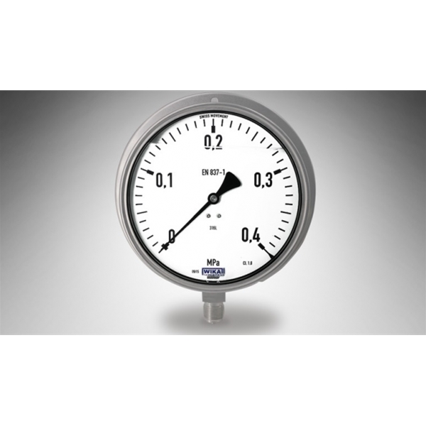 威卡WIKA 全不锈钢波登管压力表233.50.160径向后带边M20X1.5
