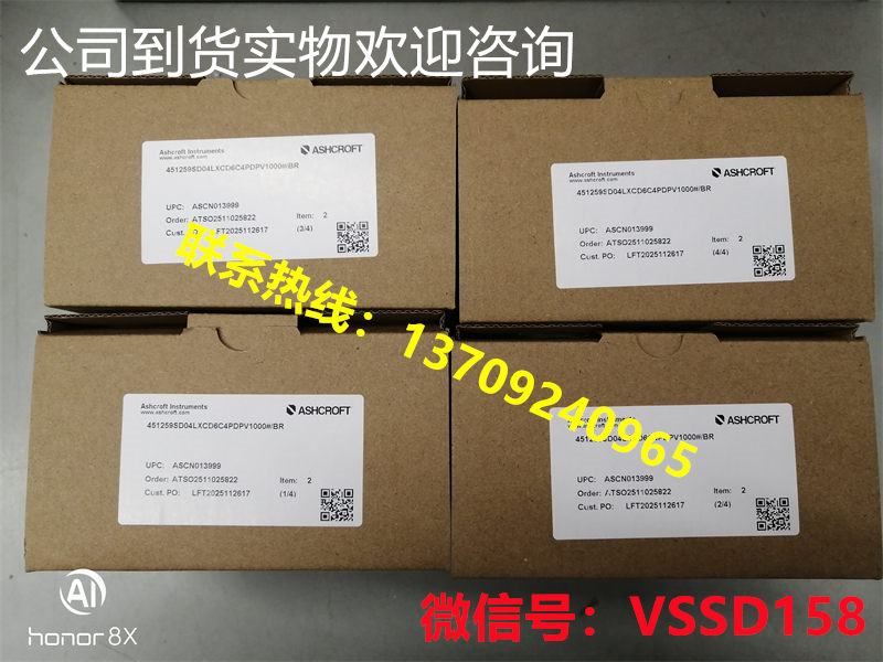 雅斯科 ASHCROFT双金属温度计（含护套）50=FI=060=E=202=0550=F=AN=CD6=CS=PD=5P，W0W-30-L210160MM2HS66S XCD6 (2)