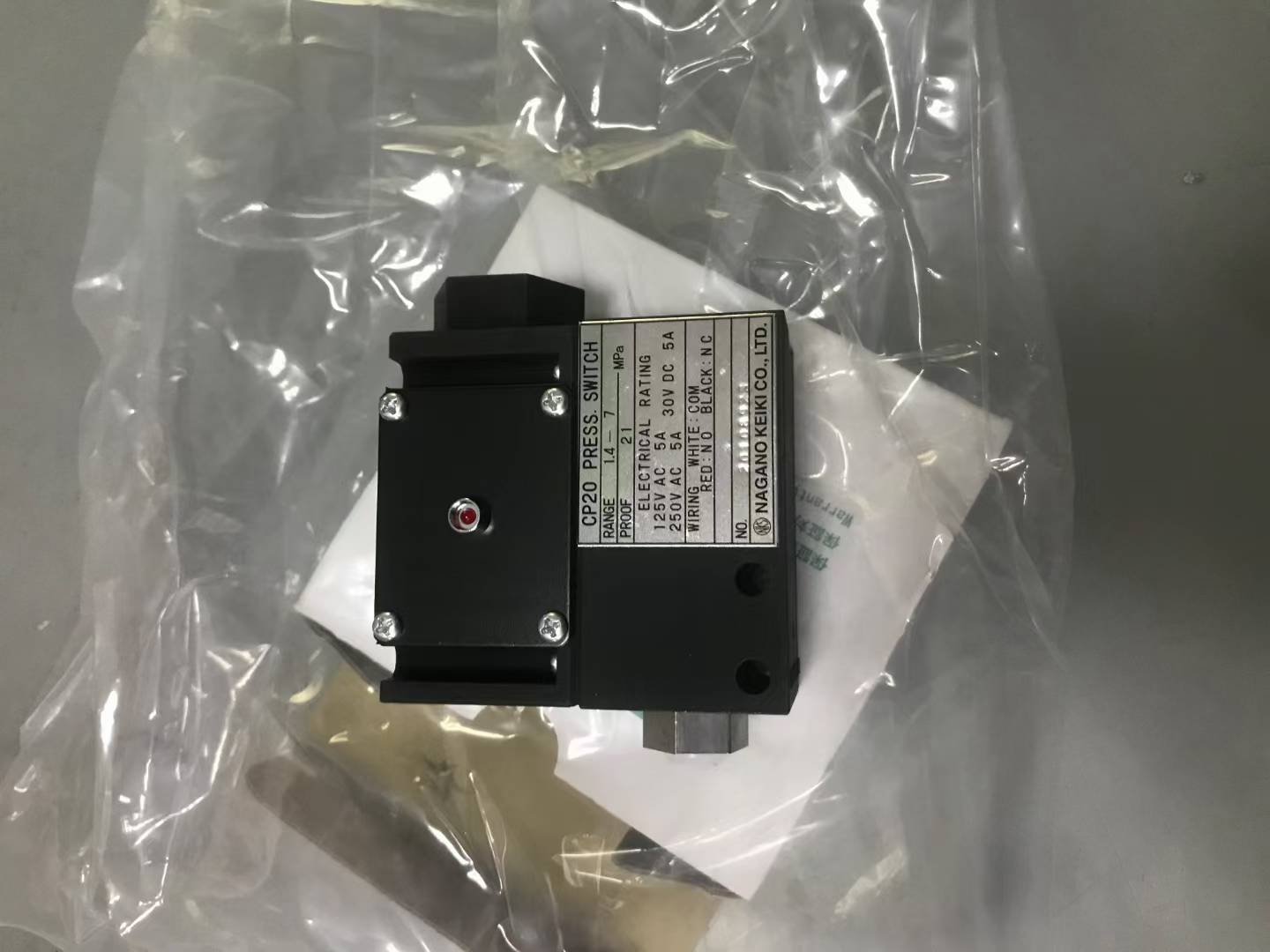 NKS日本长野压力开关CP20-5131AOX00XXXXX0