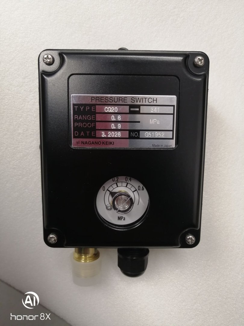 NAGANO长野计器NKS压力开关CQ20-3415A0100XXXXX0  0-0.6mpa