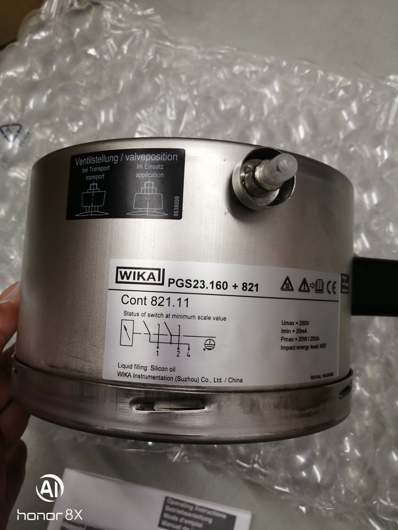 德国wika电接点压力表 PGS23.160+821 (1)