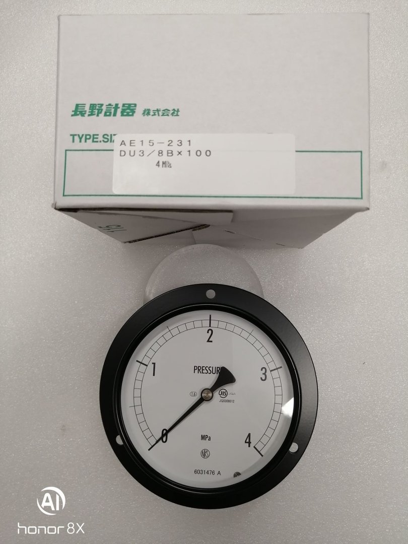 长野NKS压力表AE15-231-4000000XXXJ0  0-4mpa