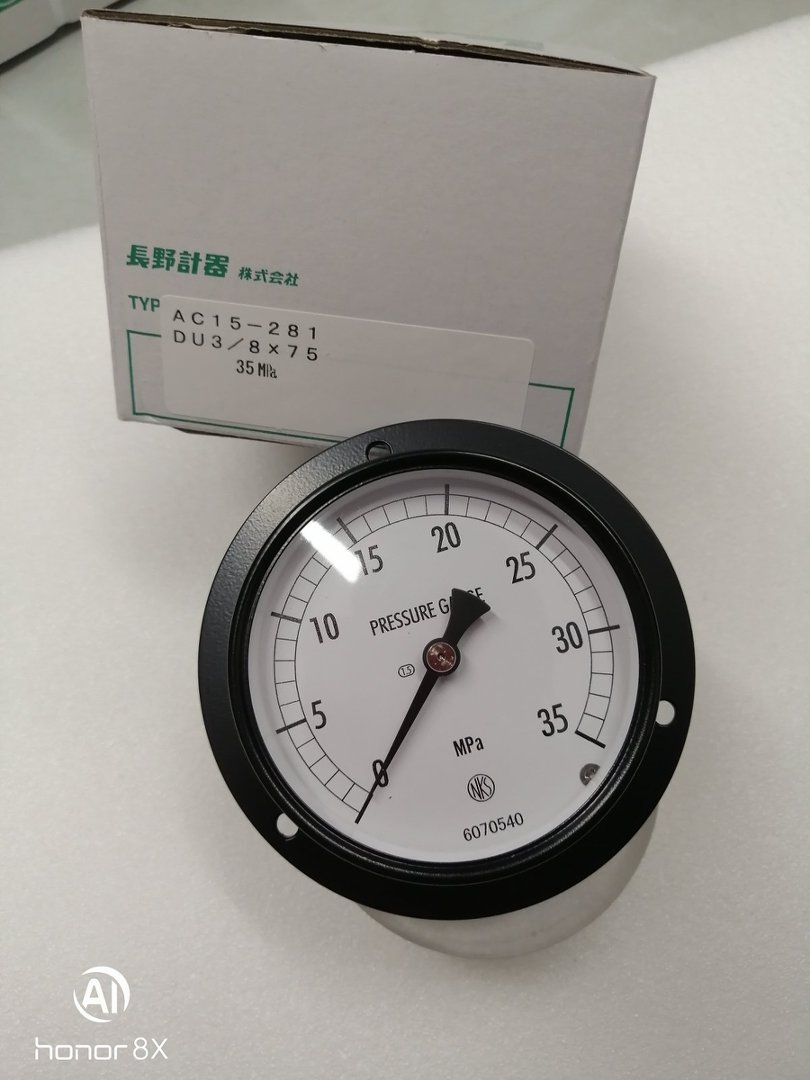 长野NKS压力表AC15-281500000XXXJ0 0-35MPa