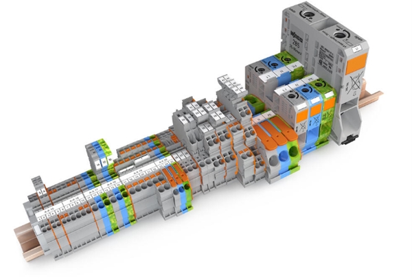 万可电子WAGO轨装式接线端子，适于多种应用 代理