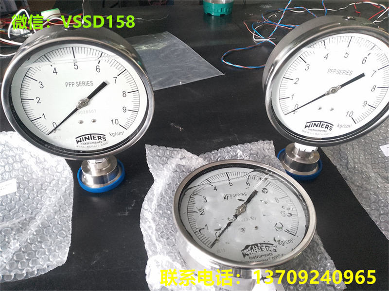 PFP-40-T-S-A-ZM-(0-10KGCM2PSI)-SD+D20-20-L-S-D-G隔膜卫生型压力表  PSQ-40TLD20(0-10Bar) SE 表园100mm (2)