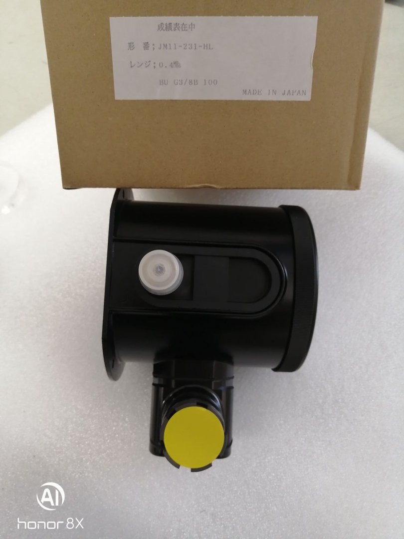 NAGANO长野计器NKS电接点压力表JM11-231-3C07000XXXX1(0-0.4Mpa) 带厂家检测报告