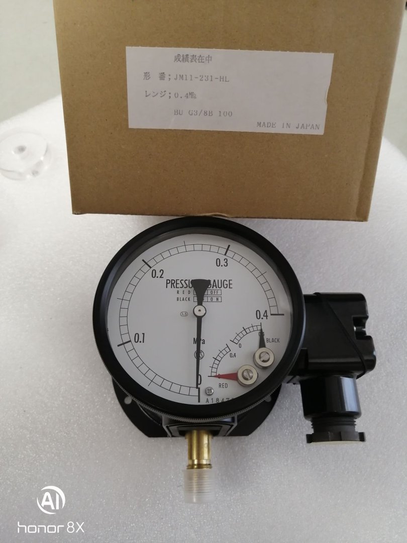 NAGANO长野计器NKS电接点压力表JM11-231电接点压力表JM11-231-3C07000XXXX1(0-0.4Mpa)