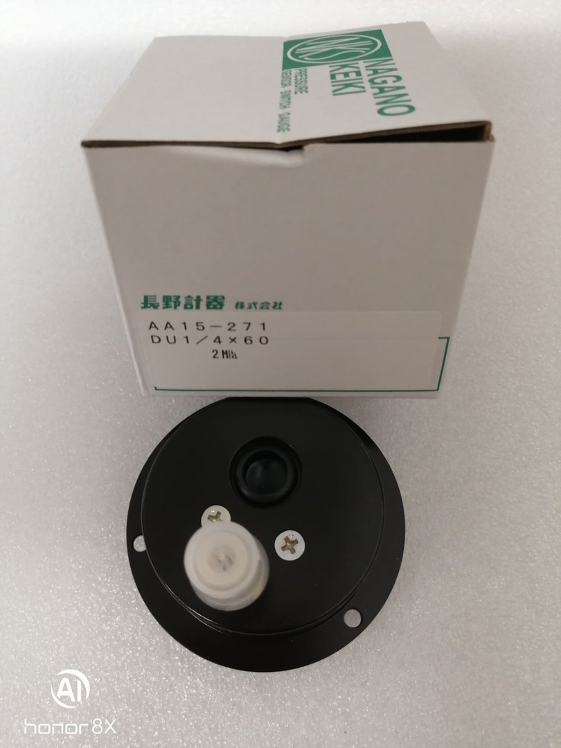 NAGANO长野计器NKS压力表AA15-2712000000J0(0~2MPA）