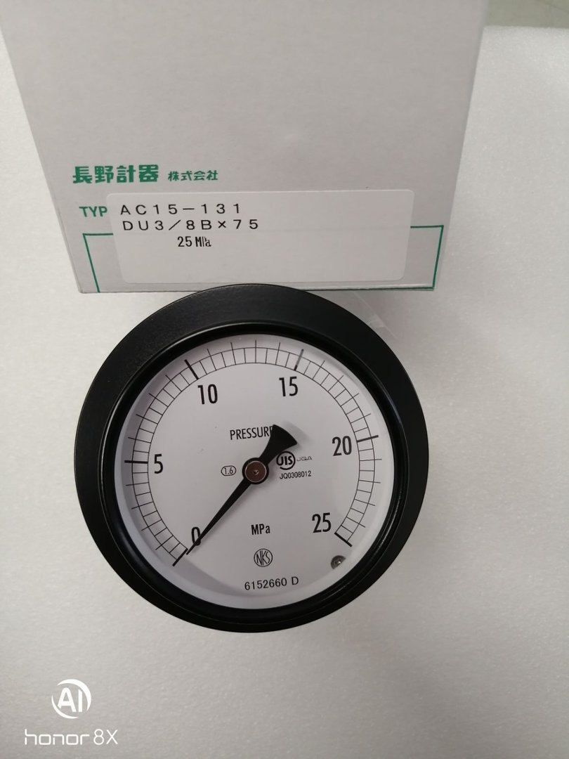 长野 NKS 压力开关 压力表 传感器AC15-233,AC20-133压力表AC15-1315000000XXXJ0 0-25MPa