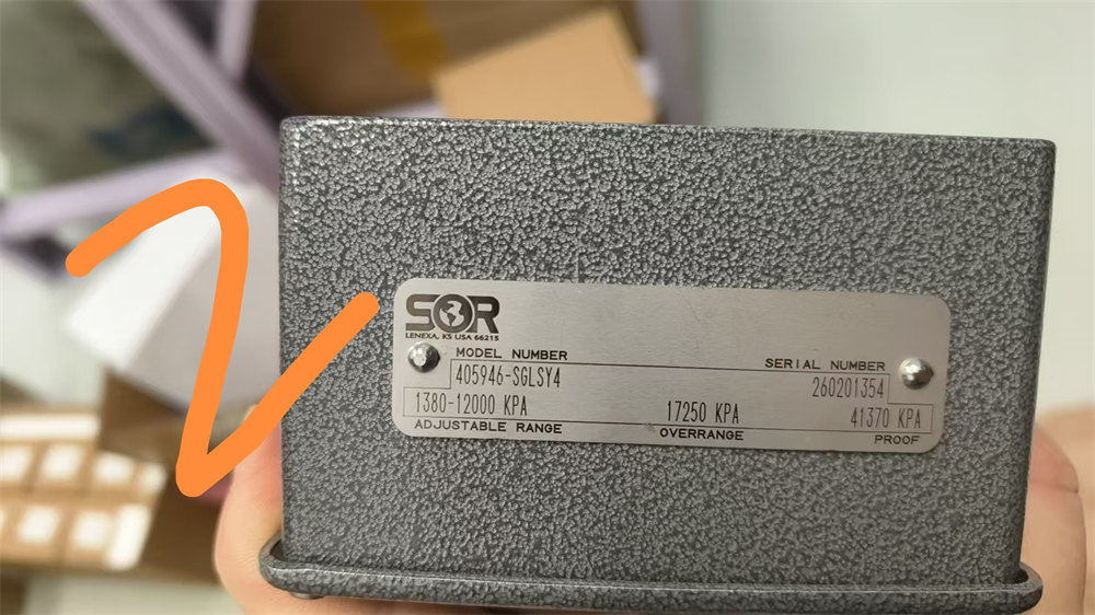 SOR压力开关索尔压力开关405946-SGLSY4