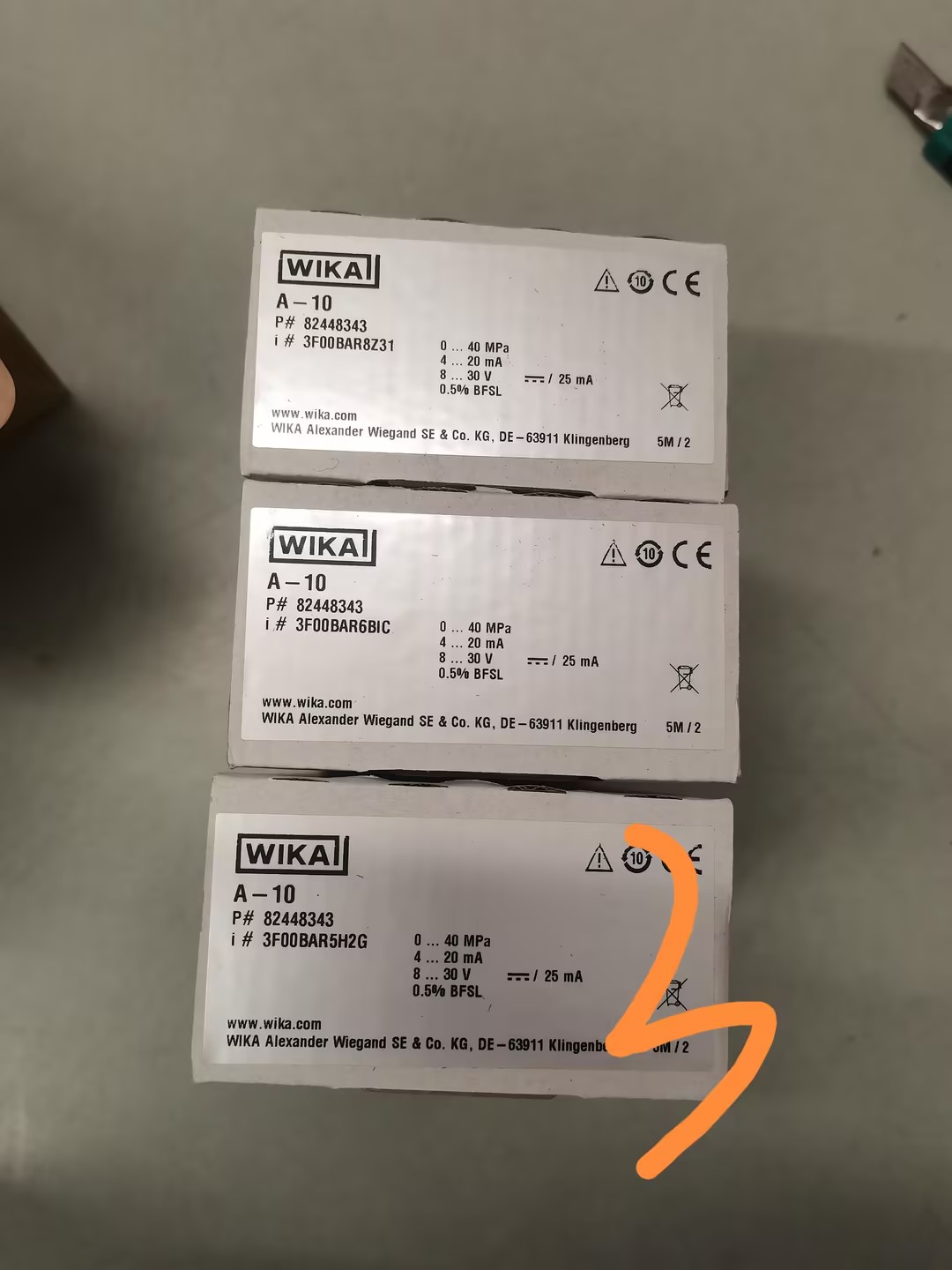 WIKA威卡压力传感器 A-10   82448343
