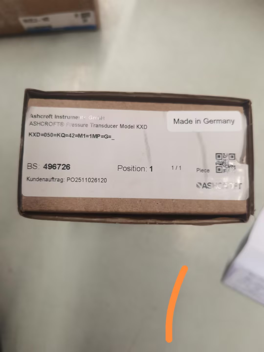 美国ASHCROFT雅斯科KXD=42=050=KQ=01MPA=M1=G