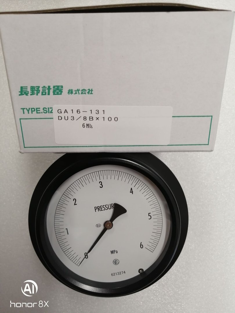 长野NKS 压力表JM11-131.长野NKS精密压力表GA16-131-3140000XXXJ0 (0~6MPA)