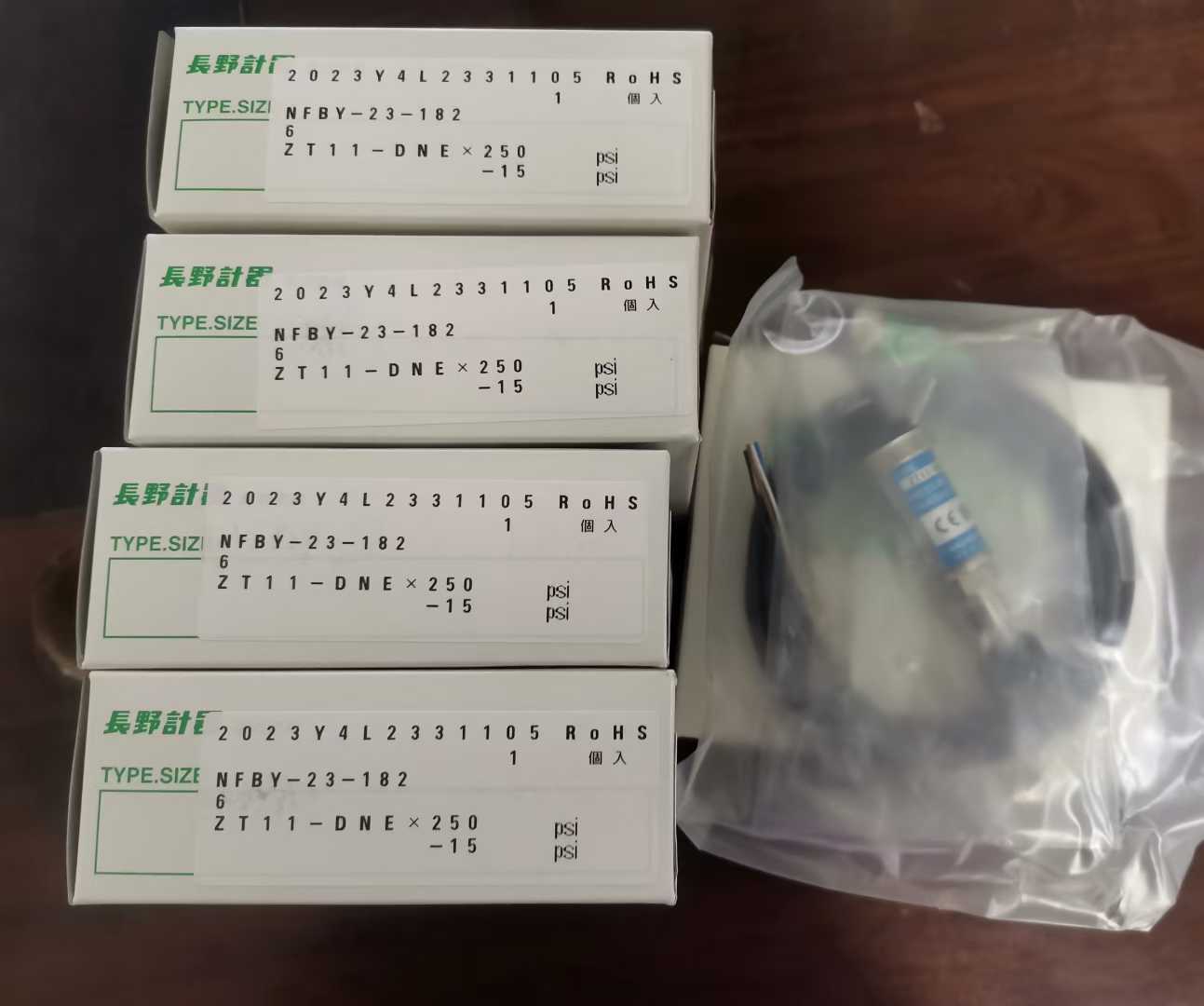 长野NKS特气压力传感器ZT11-DNE - 15-250PSI - 15-3000PS 半导体行业专用 (2)