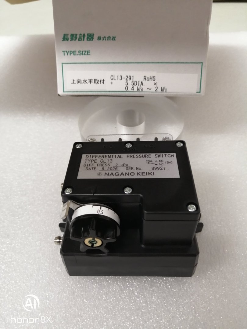 NKS CL13-291 差压控制器 DIFFERENTIAL PRESSURE SWITCH 0.4~2kPa