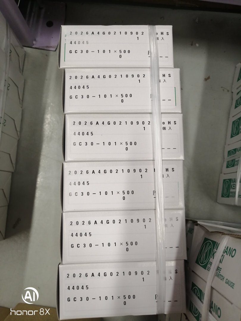 长野计器 (NAGANO KEIKI) GC30‑101×500，量程 0‑500Pa，数显压力仪表，RoHS 认证，