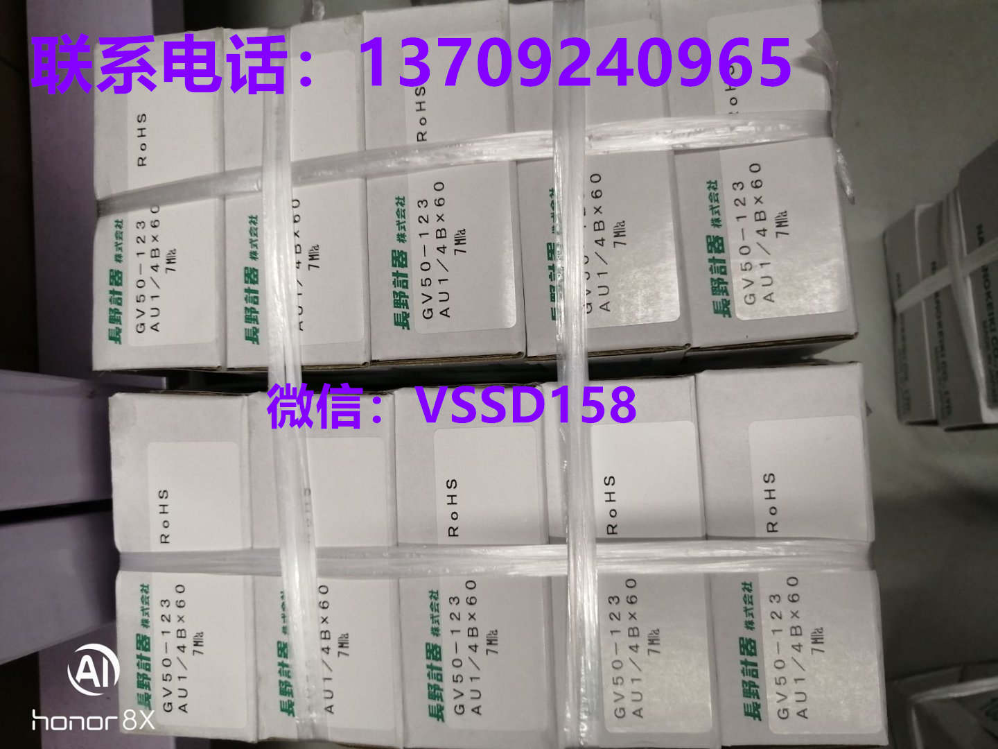 NAGANO KEIKI 长野计器 GV50-123 工业压力表 7MPa 14B 螺纹 60mm 表盘 RoHS 认证_副本
