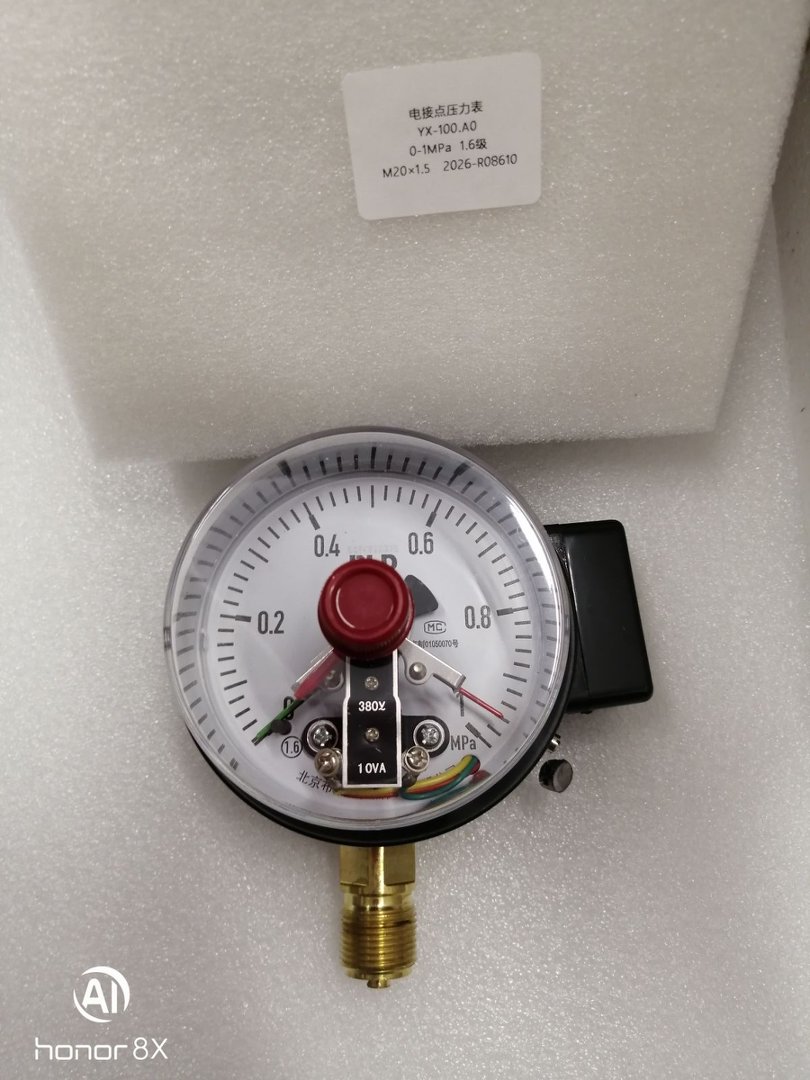 YXC-100.AO布莱迪BLD全钢磁助式电接点压力表YXC-100.AO  0-1mpa