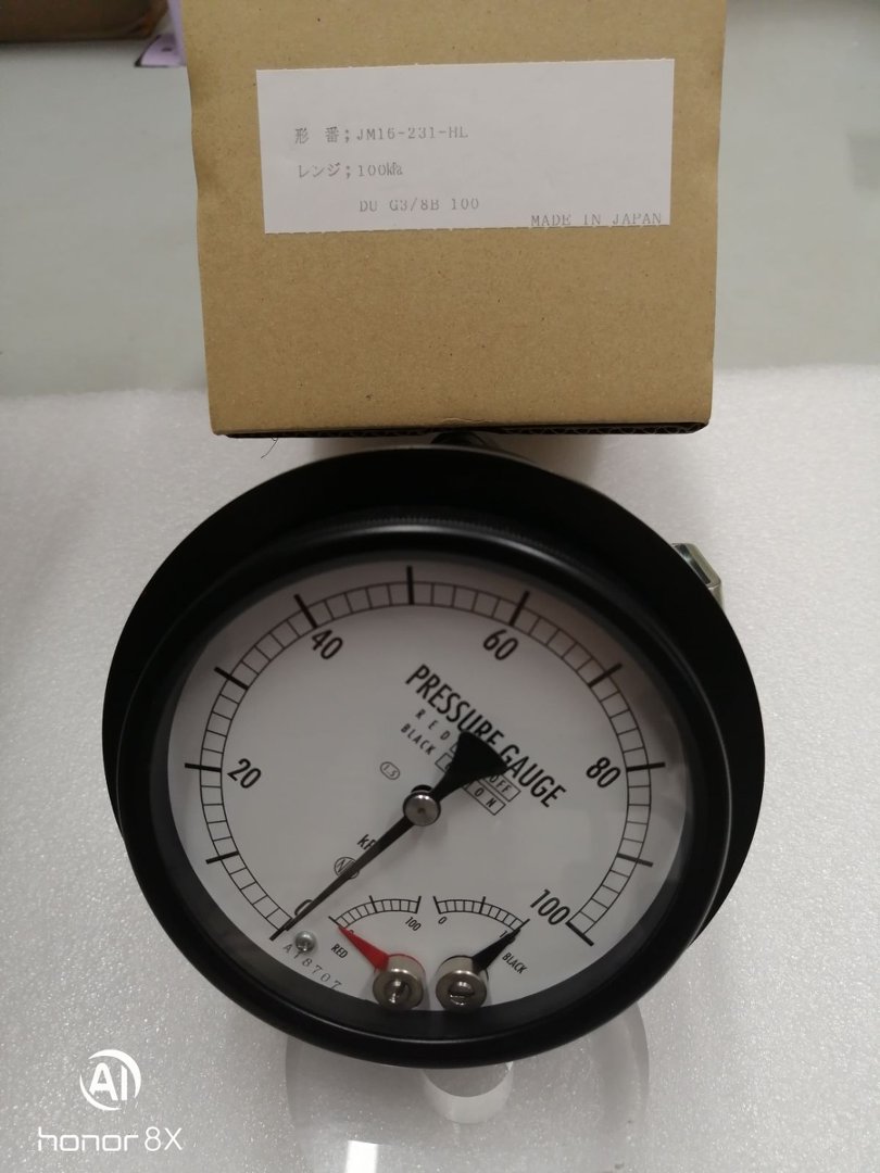 长野计器NKS带电触点的压力表NaganoKeiki长野计器JM16-2313C07000XXXX0 0-100KPa (2)