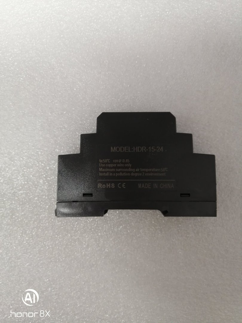 HDR‑15‑24 DIN 导轨式开关电源 24V 0.63A 15W 薄型导轨电源 24V 直流输出