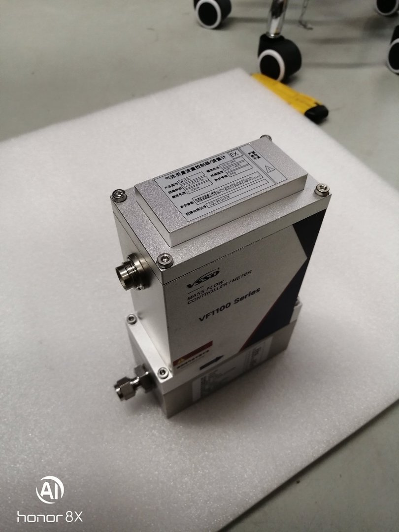 质量流量控制器VF1100-EX伟世德VSSD介质：氮气空气，流量范围：5LMIN，入口压力：3.3MPa，出口压力：3.0MPa，防爆等级：Ex ia IIC T6 Ga (1)