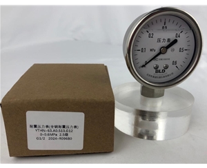 布莱迪BLD全钢耐震压力表YTHN-63.AO.513.G12  0-0.6MPA
